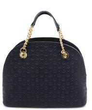 POLLINI Heritage Embossed Handtasche, mit Schulterriemen Blau - Damentaschen - 3