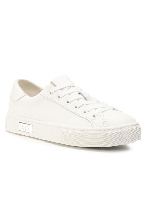  Lederturnschuhe f&uuml;r damen WEISS WEISS - Damenschuhe