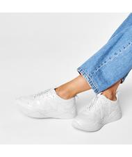 ARMANI EXCHANGE A|X Klobige Turnschuhe OP WEISS - Damenschuhe - 6