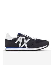 ARMANI EXCHANGE RIO Niedrige Turnschuhe MARINEBLAU / OPWEISS - Herrenschuhe - 2