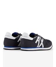 ARMANI EXCHANGE RIO Niedrige Turnschuhe MARINEBLAU / OPWEISS - Herrenschuhe - 4