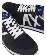 ARMANI EXCHANGE RIO Niedrige Turnschuhe MARINEBLAU / OPWEISS - Herrenschuhe - 5