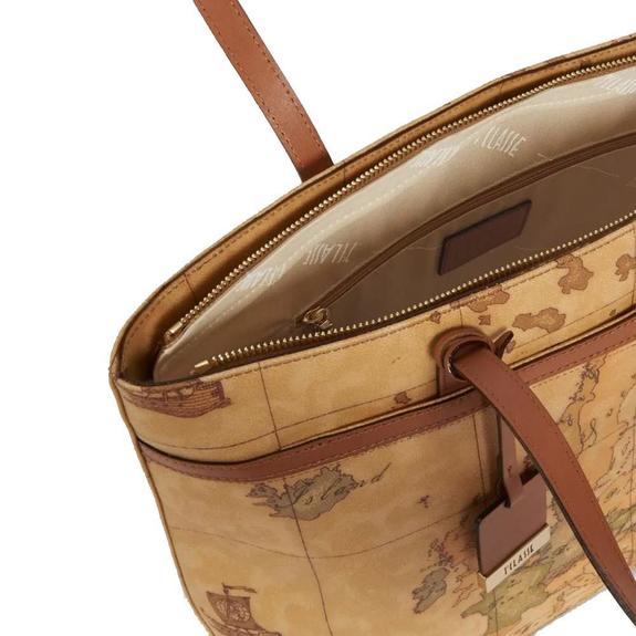 GEO CLASSIC Einkaufstasche um die Schulter NAT&Uuml;RLICH - Damentaschen