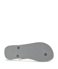 HAVAIANAS  BRASILIEN-LOGO-Flip-Flops Stahlgrau - Schuhe Unisex - 4