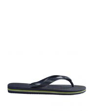 HAVAIANAS  BRASILIEN-LOGO-Flip-Flops Navy blau - Schuhe Unisex - 3
