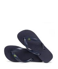 HAVAIANAS  BRASILIEN-LOGO-Flip-Flops Navy blau - Schuhe Unisex - 4