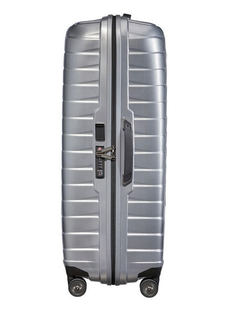 PROXIS Extra gro&szlig;er Einkaufswagen SILBER - Harte Trolleys