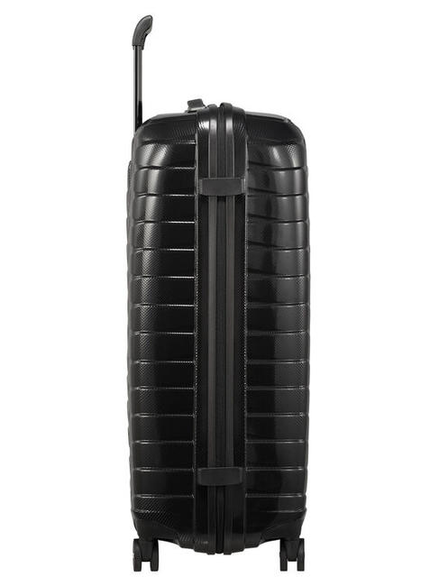 PROXIS Gro&szlig;er ultraleichter Trolley SCHWARZ - Harte Trolleys