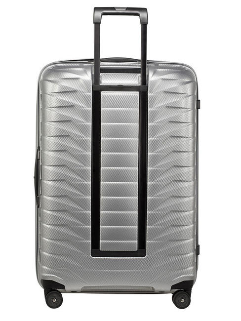 PROXIS Gro&szlig;er ultraleichter Trolley SILBER - Harte Trolleys