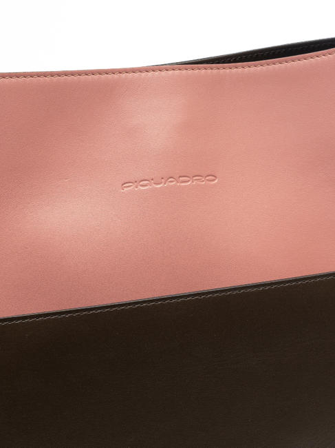 CAMPIONARIO - Ananke Umh&auml;ngetasche aus Leder ROSA - Damentaschen