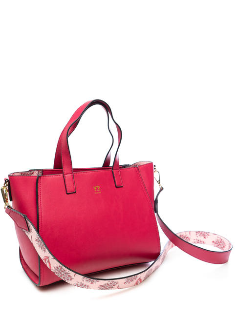  BREEZE Shoppin Bag von Hand, mit Schulterriemen FUCHSIE - Damentaschen