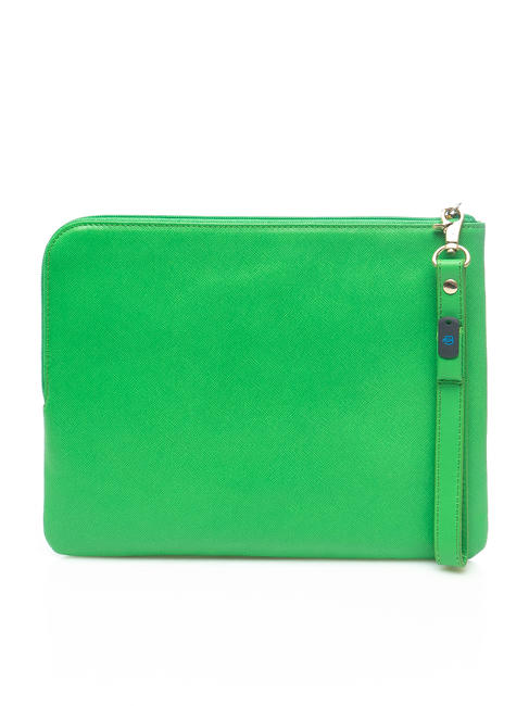 CRAYON Ledertasche mit Manschette GR&Uuml;N - Tablettmappe &amp; Organizer