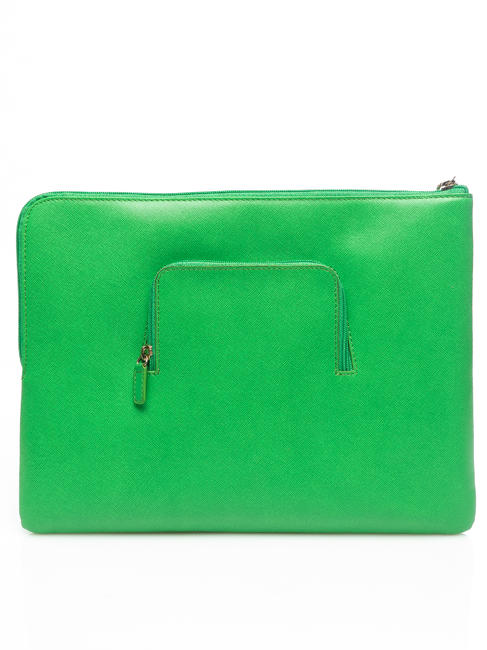 CAMPIONARIO - AUREA AUREA Clutch Bag / iPad-Halter-Brieftasche GR&Uuml;N - Damentaschen