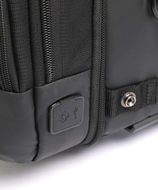  MYSIGHT Rucksack mit Trolley f&uuml;r PC 17 " SCHWARZ - Handgep&auml;ck