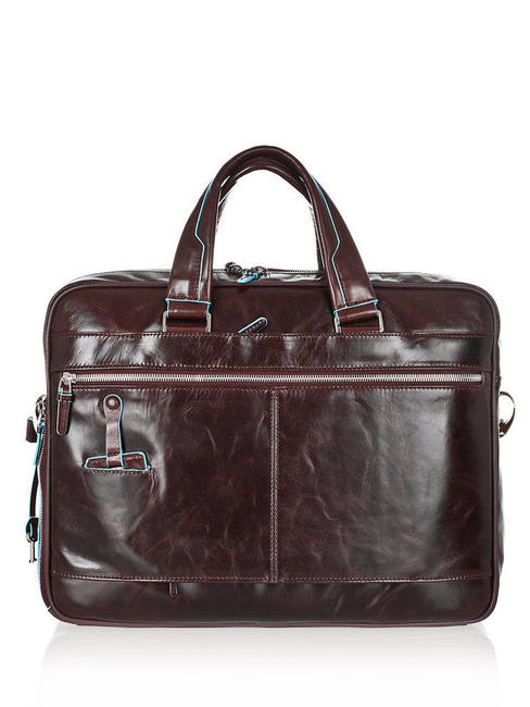 Ordner BLUE SQUARE, aus Leder, 14 "PC-Halter MAHAGONI - Arbeitstaschen