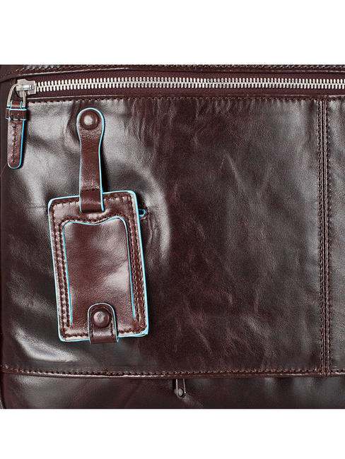 Ordner BLUE SQUARE, aus Leder, 14 "PC-Halter MAHAGONI - Arbeitstaschen