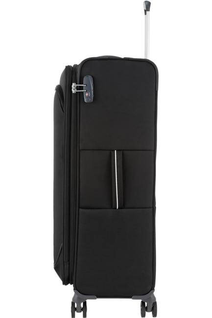 Trolley POPSODA, gro&szlig; SCHWARZ - Halbharte Trolleys