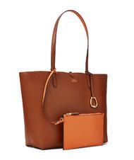 RALPH LAUREN MERRIMACK MERRIMACK Wendbarer Schulter-Shopper LAUREN HELLBRAUN / ORANGE - Damentaschen - 3