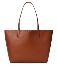 RALPH LAUREN MERRIMACK MERRIMACK Wendbarer Schulter-Shopper LAUREN HELLBRAUN / ORANGE - Damentaschen - 4