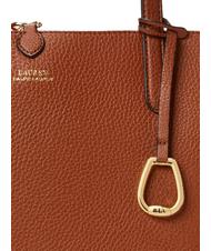 RALPH LAUREN MERRIMACK MERRIMACK Wendbarer Schulter-Shopper LAUREN HELLBRAUN / ORANGE - Damentaschen - 5