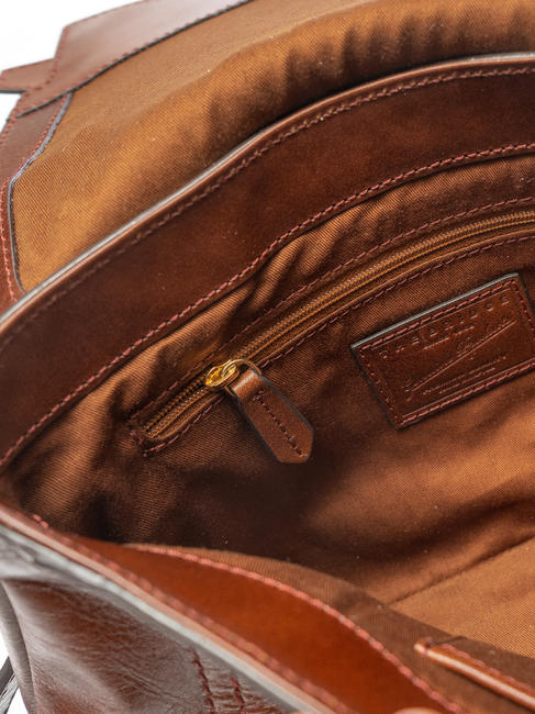 VIGNA  Umh&auml;ngetasche aus Leder BRAUN - Damentaschen