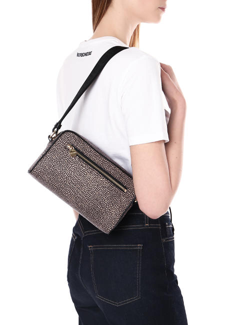 ECO Mini-Kameratasche OP / NATUR / SCHWARZ - Damentaschen