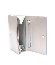 PIQUADRO BLUE SQUARE Clutch-Geldb&ouml;rse aus Leder - Brieftaschen Damen