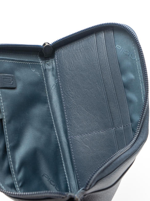 AKRON Smartphone-Geldb&ouml;rse / Clutch-Tasche Blau - Brieftaschen Damen