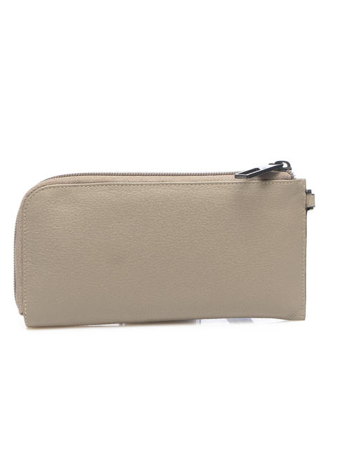 AKRON Smartphone-Geldb&ouml;rse / Clutch-Tasche GRAU - Brieftaschen Damen