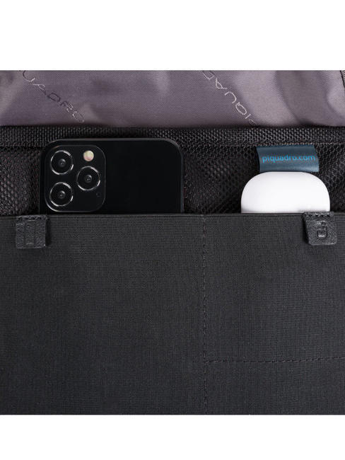 brief 2 eine Schulter aus recyceltem Stoff Schwarz - Umh&auml;ngetaschen Herren