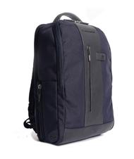PIQUADRO BRIEF 2 Laptop-Rucksack und iPad-Halter aus recyceltem Stoff Blau - PC-Rucks&auml;cke - 3