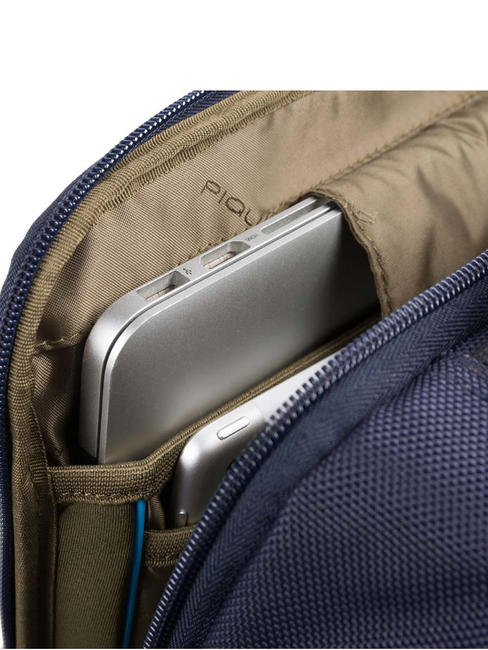 BRIEF 2 Laptop-Rucksack und iPad-Halter aus recyceltem Stoff Blau - PC-Rucks&auml;cke
