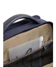 PIQUADRO BRIEF 2 Laptop-Rucksack und iPad-Halter aus recyceltem Stoff Blau - PC-Rucks&auml;cke - 6