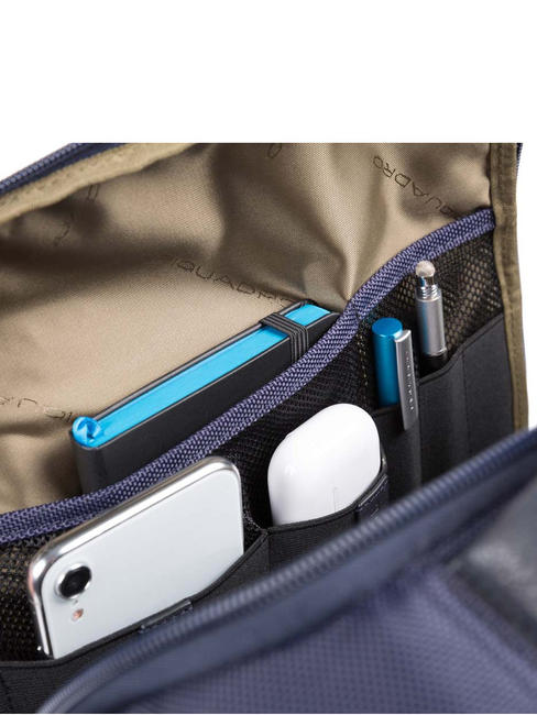 BRIEF 2 Laptop-Rucksack und iPad-Halter aus recyceltem Stoff Blau - PC-Rucks&auml;cke