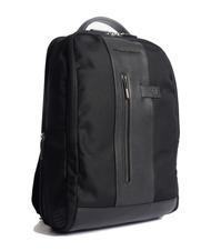 PIQUADRO BRIEF 2 Laptop-Rucksack und iPad-Halter aus recyceltem Stoff Schwarz - PC-Rucks&auml;cke - 3