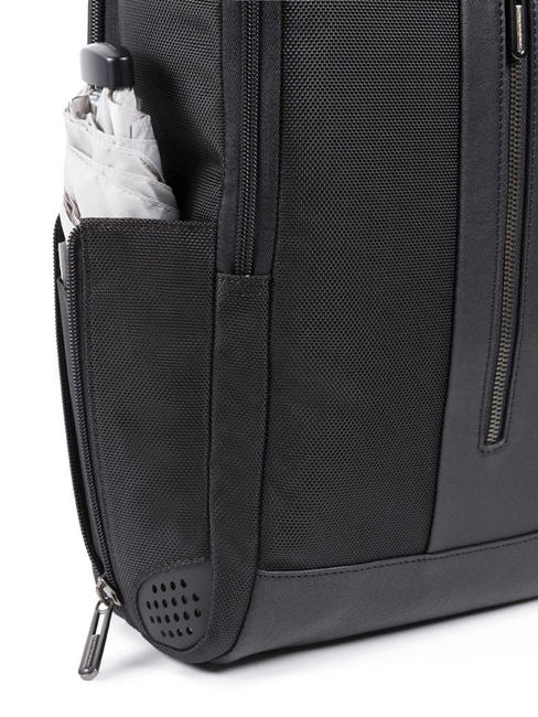 BRIEF 2 Laptop-Rucksack und iPad-Halter aus recyceltem Stoff Schwarz - PC-Rucks&auml;cke