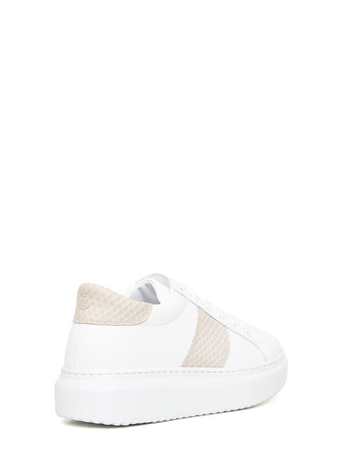 GISA Turnschuhe aus Leder Multi / Vanille - Damenschuhe