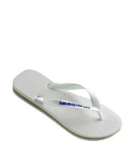 HAVAIANAS BRASIL LOGO Flip-Flops f&uuml;r Herren Wei&szlig; - Schuhe Unisex - 3