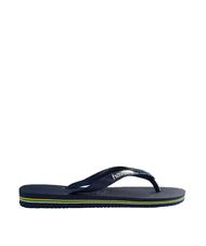HAVAIANAS BRASIL LOGO Flip-Flops f&uuml;r Herren Navy blau - Schuhe Unisex - 3