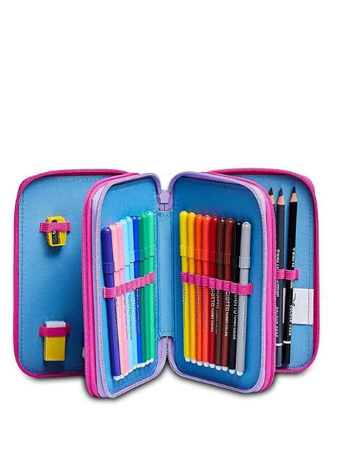 SPIRIT OF ADVENTURE Koffer mit komplettem Schulset Engel blau - Taschen und Accessoires f&uuml;r Kids