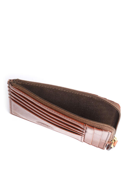 STORY Flache Brieftasche aus Leder BRAUN - Brieftaschen Herren