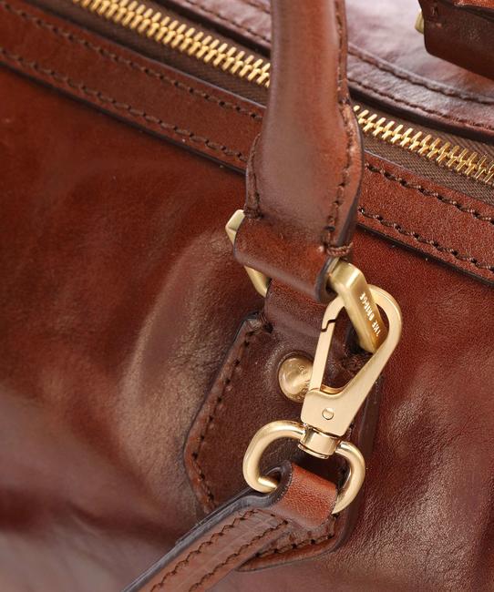 STORY Tasche mit Schulterriemen, aus Leder BRAUN - Damentaschen