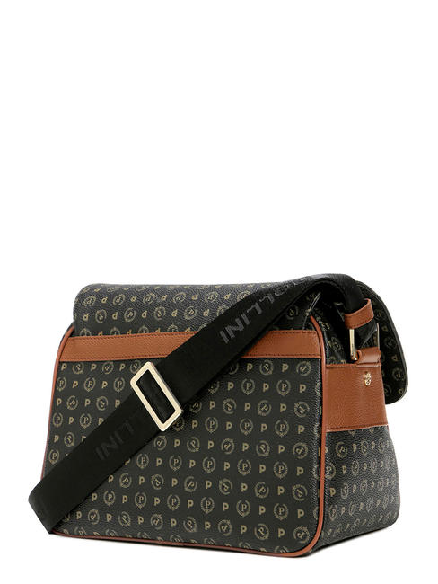 HERITAGE CLASSIC Kuriertasche mit Schultergurt Schwarz Braun - Damentaschen