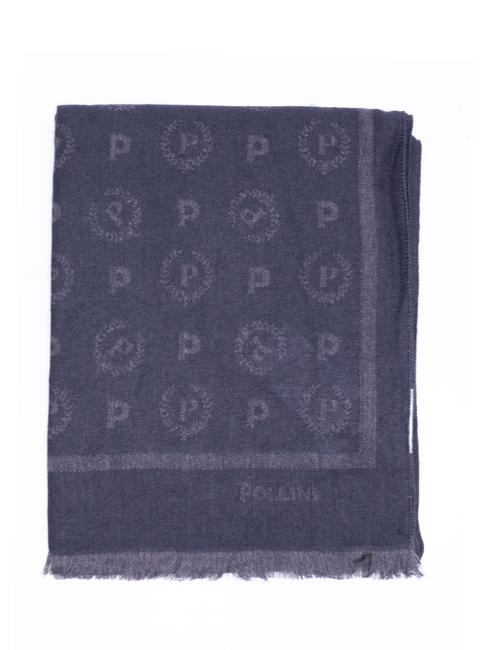 JAQUARD Jaquard-Schal 180X53 blau - Schals