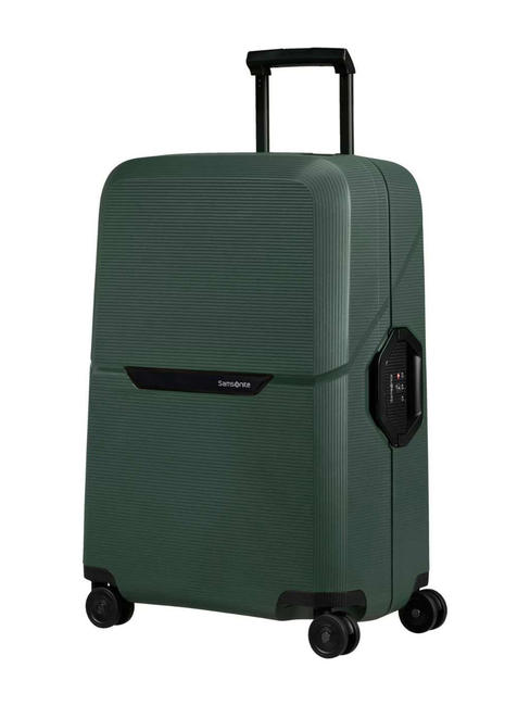 MAGNUM ECO Mittlerer Trolley 69 cm Waldgr&uuml;n - Harte Trolleys