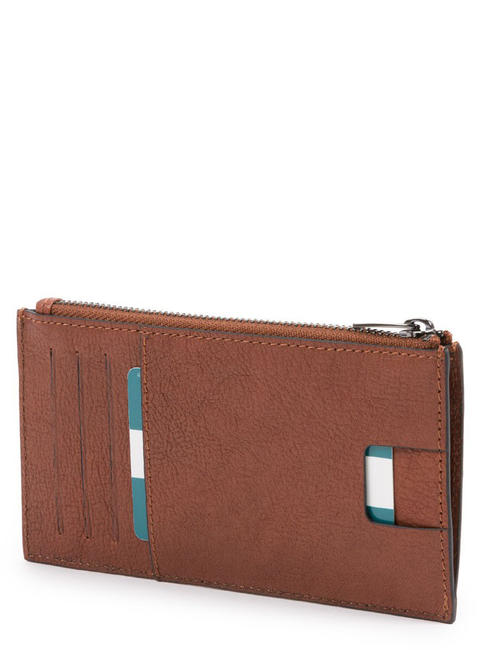 BLACK SQUARE Kartenetui aus Leder LEDER - Brieftaschen Herren