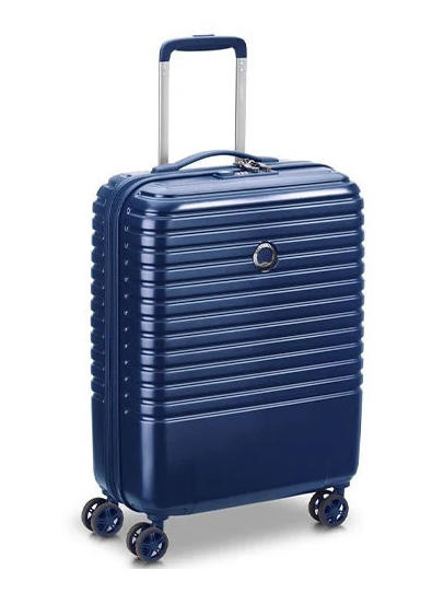 CAUMARTIN PLUS Handgep&auml;ck Trolley 4 Doppelrollen hellblau - Handgep&auml;ck