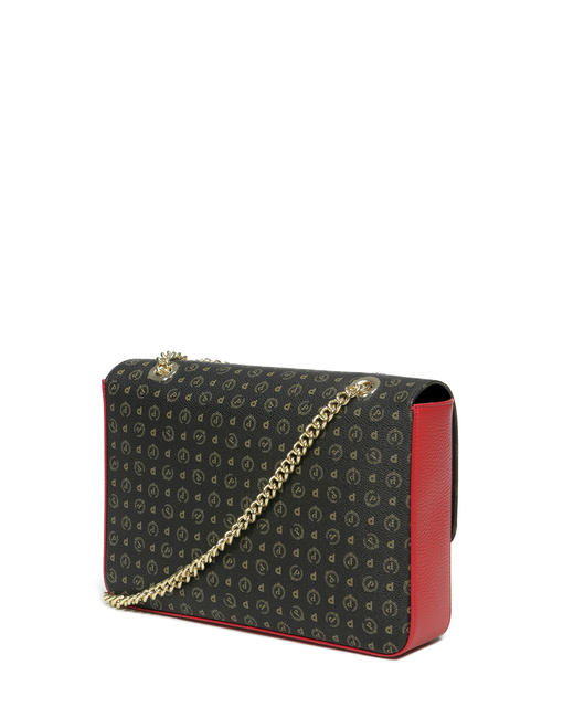 HERITAGE CLASSIC Umh&auml;ngetasche, Umh&auml;ngetasche schwarzer Lack - Damentaschen