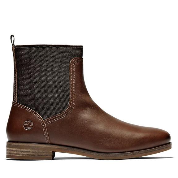 SOMERS FALLS Chelsea-Stiefel Haselnuss - Damenschuhe