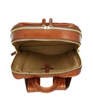 THE BRIDGE VESPUCCI Laptop-Rucksack aus Leder BRAUN - PC-Rucks&auml;cke - 4